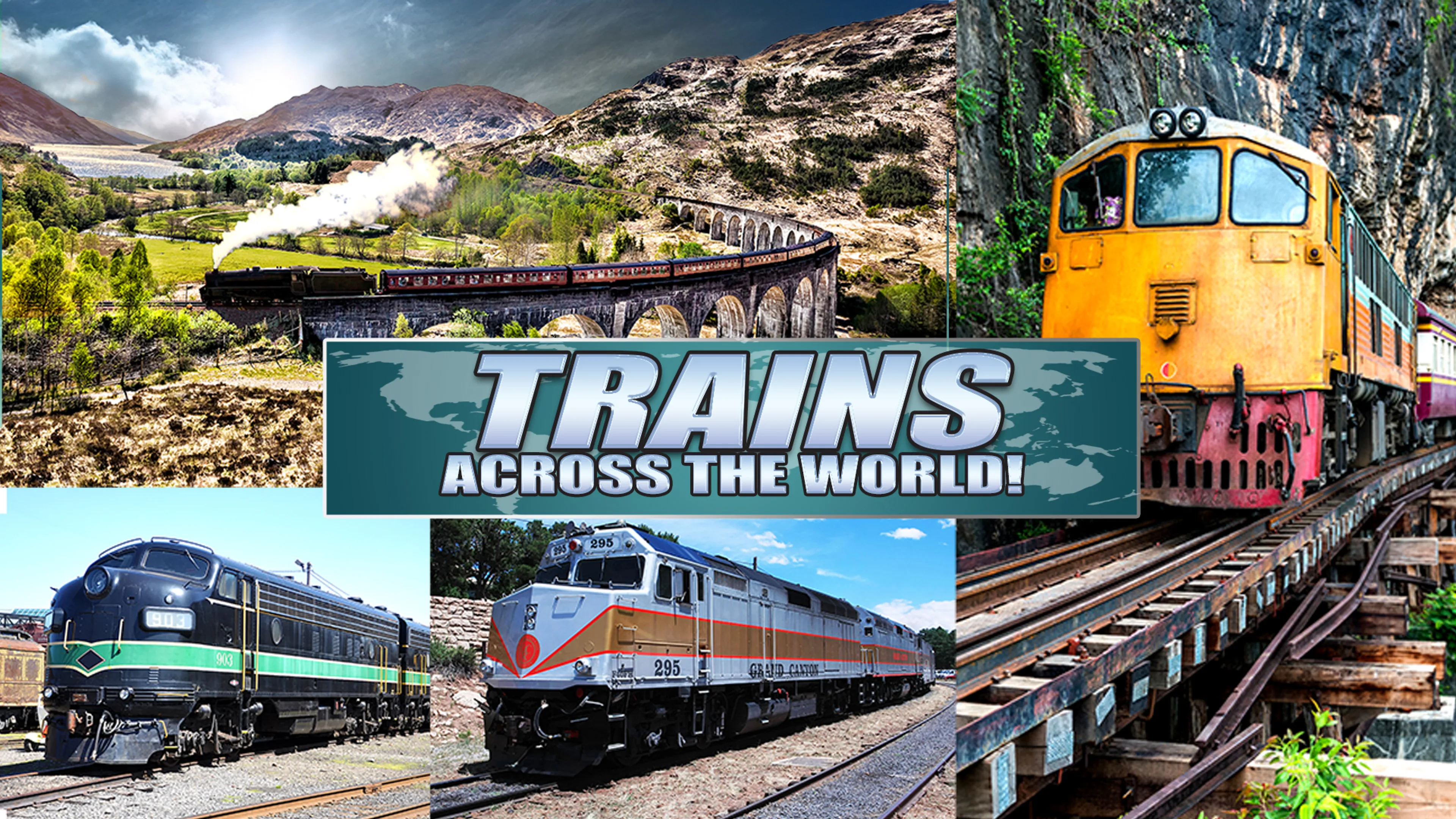 Trains Around the World! poster